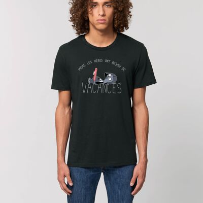 MEN'S BLACK TSHIRT HOLIDAY HERO DARK VADER