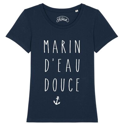 CAMISETA MARINERA DE AGUA DULCE MUJER MARINO