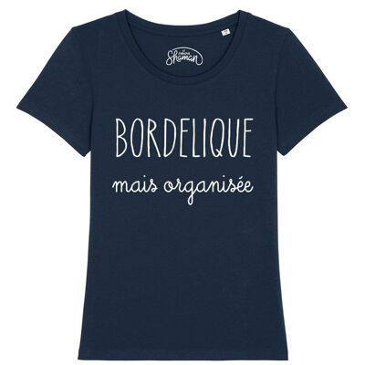 TSHIRT NAVY FEMME BORDELIQUE MAIS ORGANISEE