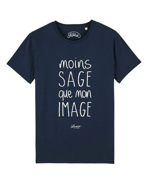 TSHIRT NAVY HOMME MOINS SAGE QUE MON IMAGE