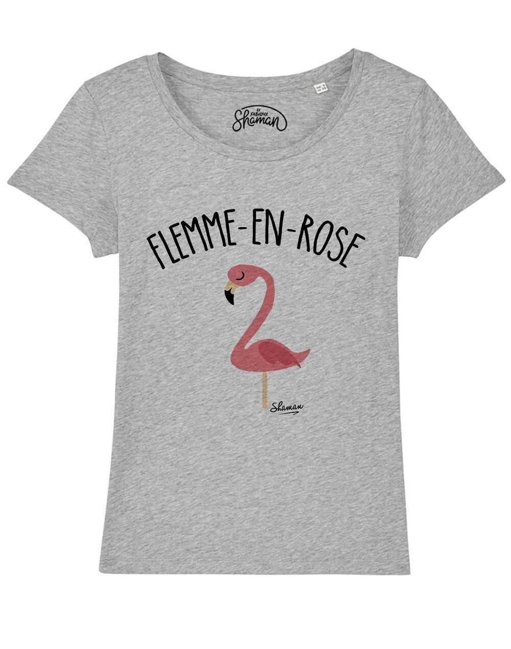 CHINA-GRAUES T-Shirt FÜR DAMEN IN ROSA