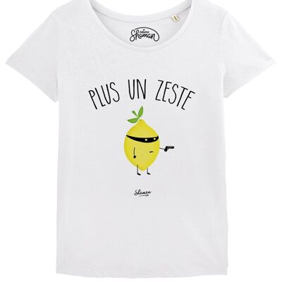 CAMISETA BLANCA MUJER PLUS A ZEST