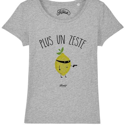 CAMISETA MUJER CHINA GRIS PLUS A ZEST
