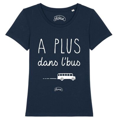 MARINEBLAUES T-SHIRT FÜR DAMEN SEHEN SIE MEHR IM BUS