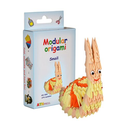 Kit for Assembling Modular Origami Snail