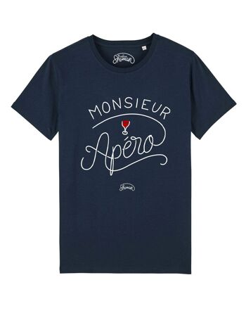 TSHIRT NAVY HOMME MONSIEUR APERO