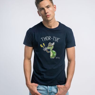 THOR-KILL MARINEBLAUES T-SHIRT FÜR HERREN