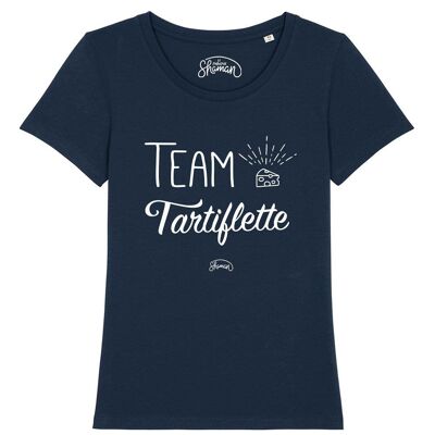 MARINEBLAUES DAMEN-TEAM-TARTIFLETTE-T-SHIRT