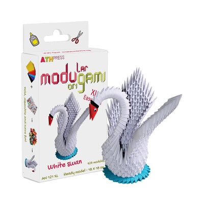 ModuGami XL Easy Fold White Swan