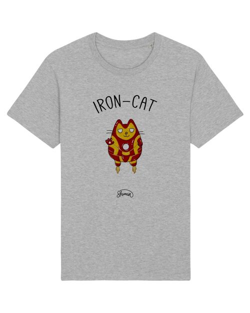 TSHIRT GRIS CHINE HOMME IRON CAT