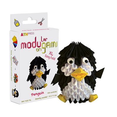 ModuGami XL Pingüino de fácil plegado