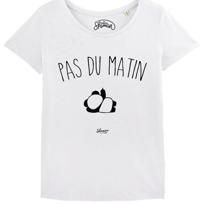 TSHIRT BLANC FEMME PAS DU MATIN