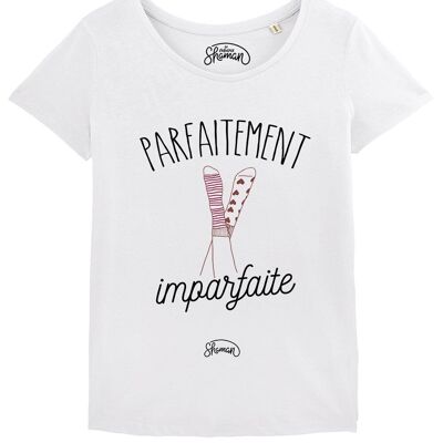 PERFECTLY IMPERFECT WOMEN’S WHITE TSHIRT