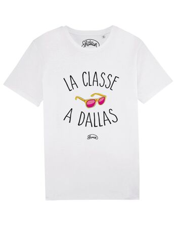 TSHIRT BLANC HOMME LA CLASSE A DALLAS