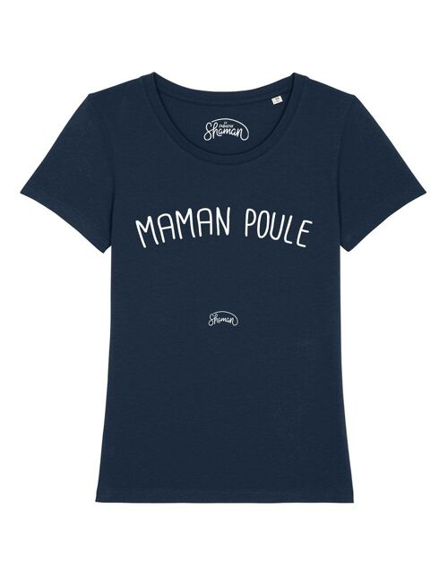 TSHIRT NAVY FEMME MAMAN POULE