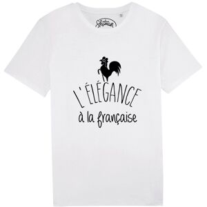 TSHIRT BLANC HOMME L'ELEGANCE A LA FRANCAISE