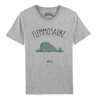 T-SHIRT CINESE GRIGIA FLEMMOSAURO DA UOMO