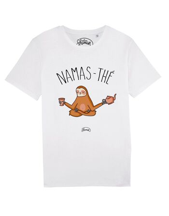 TSHIRT BLANC HOMME NAMASTHE