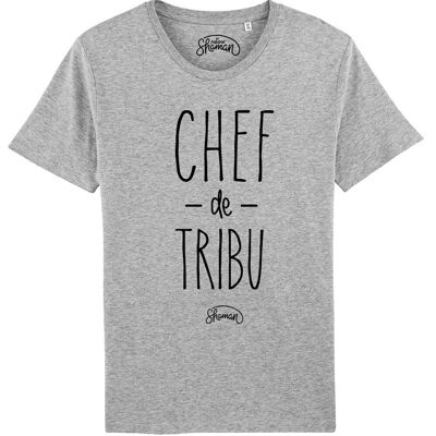 MEN'S CHINESE GRAY TSHIRT CHIEF OF THE TRIBE