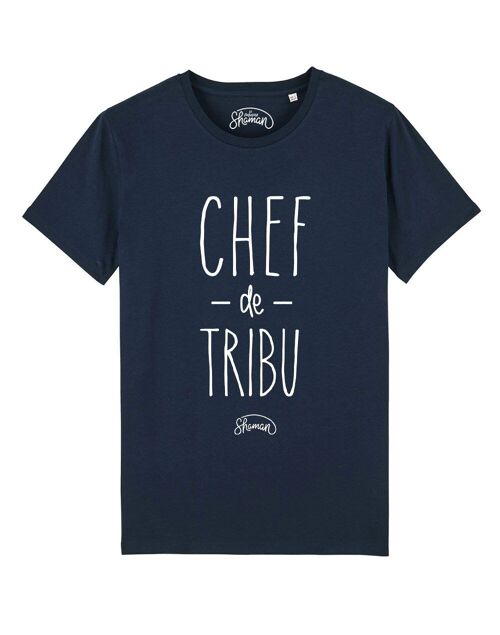 TSHIRT NAVY HOMME CHEF DE TRIBU