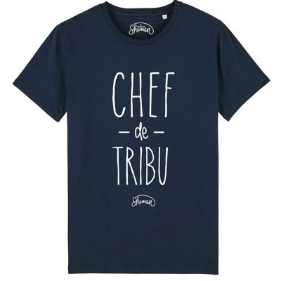 T-SHIRT CAPO TRIBU' DA UOMO BLU MARINO