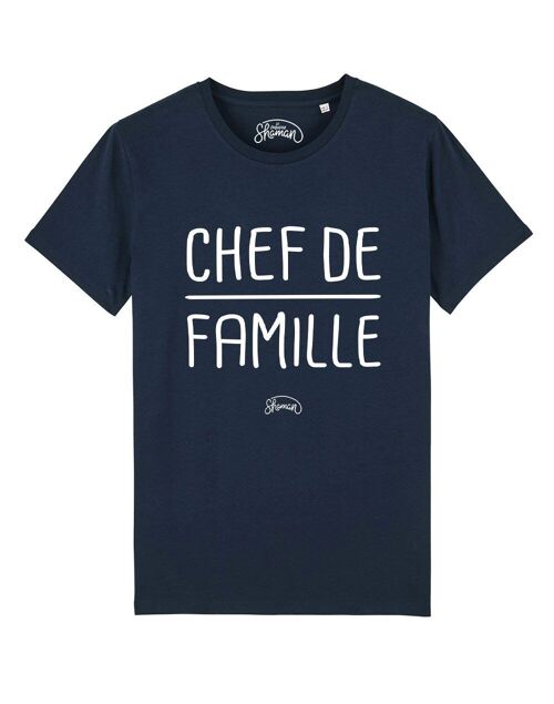 TSHIRT NAVY HOMME CHEF DE FAMILLE