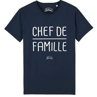 NAVY TSHIRT FOR MEN HEAD OF THE FAMILY