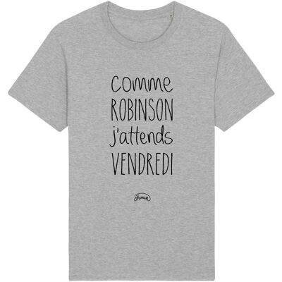 T-SHIRT GRIGIA CINA DA UOMO MI ASPETTO VENERDÌ