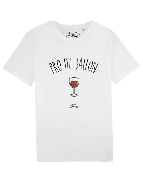 TSHIRT BLANC HOMME PRO DU BALLON