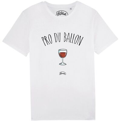 MEN'S WHITE TSHIRT PRO BALLOON