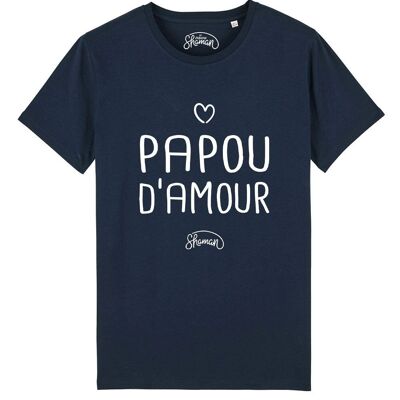 T-SHIRT BLU UOMO PAPOU D'AMOUR