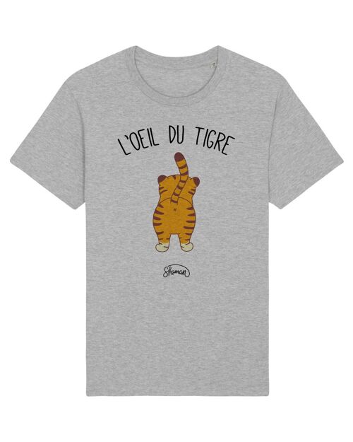 TSHIRT GRIS CHINE HOMME L'ŒIL DU TIGRE