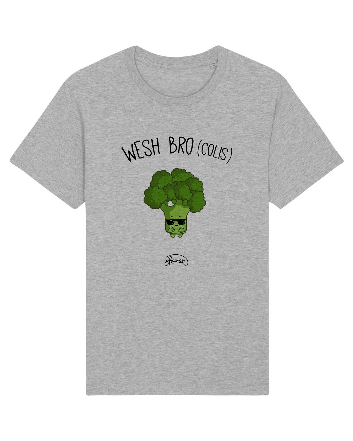 WESH BRO T-SHIRT GRIGIA CINA DA UOMO (PACCHETTO)