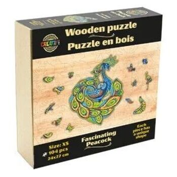 Puzzles en bois, boite en carton, Creatifwood 13