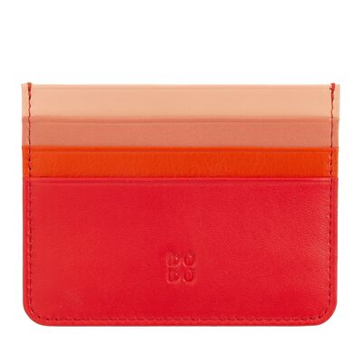 DUDU Small credit card holder multicolour red flame