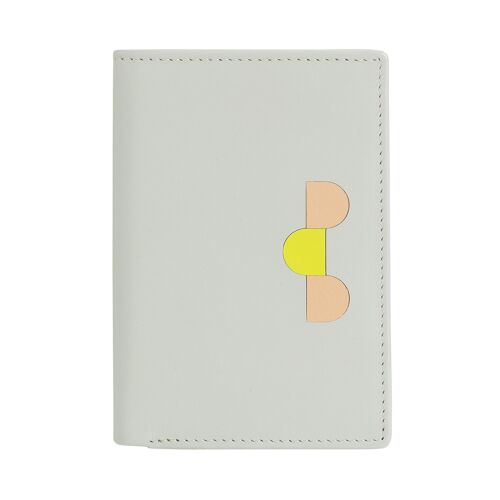 DUDU Small leather men's RFID wallet with zip pearl mosaic