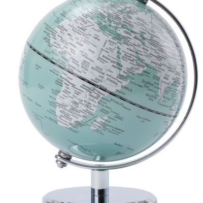 GAGARIN Globus, 13 cm Durchmesser, hellgrün, weiß