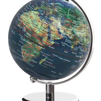 GAGARIN globe, 13 cm diameter, blue, green