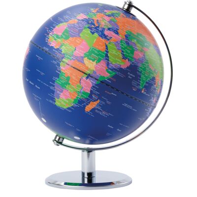 LUNAR globe, 20 cm diameter, blue, colorful