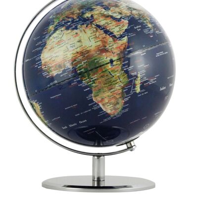 PLANET globe, 25 cm diameter, blue, green