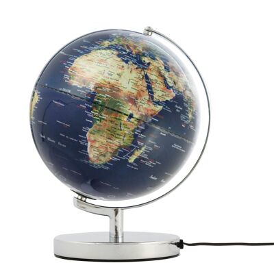 Globe TERRA LIGHT, diamètre 25 cm, bleu, vert