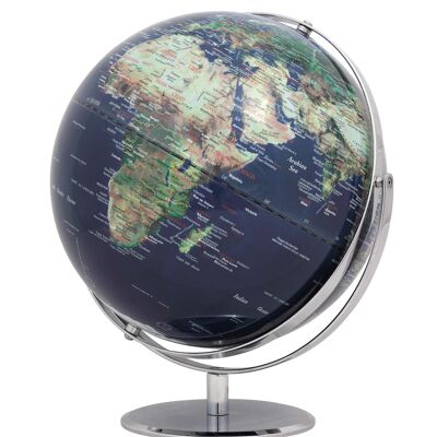 JURI globe, 30 cm diameter, blue, green