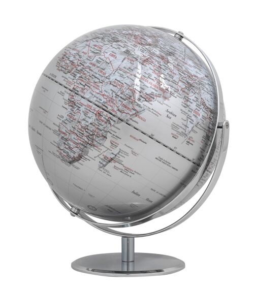 JURI Globus, 30 cm Durchmesser, silberfarben