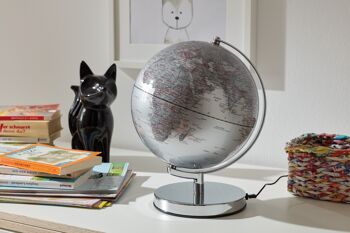 Globe TERRA LIGHT, diamètre 25 cm, argent 7