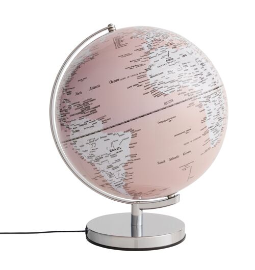 STELLAR LIGHT Globus, 30 cm Durchmesser, rosa, weiß
