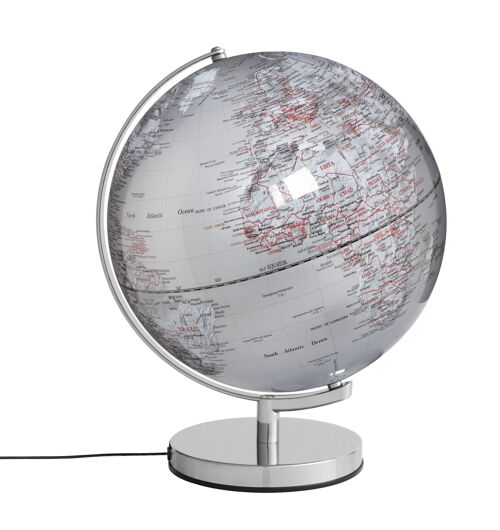 STELLAR LIGHT Globus, 30 cm Durchmesser, silberfarben