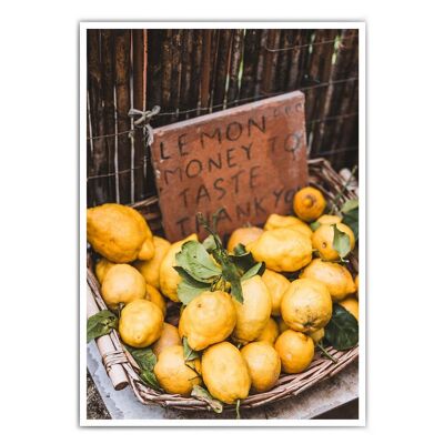 Citron pour de l'argent - papier peint de cuisine