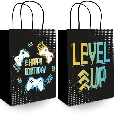 Gift Bags - Level Up - 20 x 27 cm - 6 pieces
