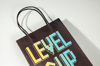 Sacs cadeaux - Level Up - 20 x 27 cm - 6 pièces 3