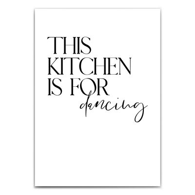 Dancing Kitchen Bild für die Küche